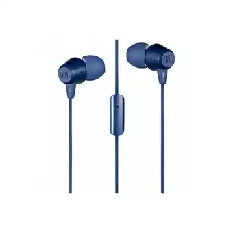 Falabella Audífonos manos libres jbl c50hi azul oferta