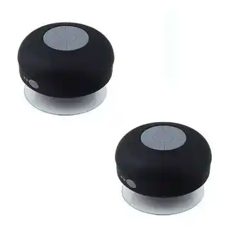 Falabella Combo 2 parlantes bluetooth a prueba de agua negro oferta