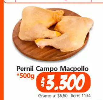 Autoservicio El Jardín Pernil Campo Macpollo 500g oferta