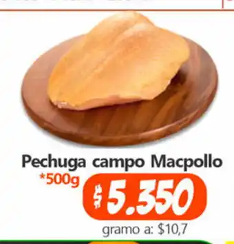 Pechuga campo Macpollo 500g