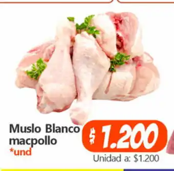 Autoservicio El Jardín Muslo Blanco macpollo oferta