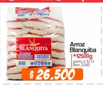 Arroz Blanquita 12500g