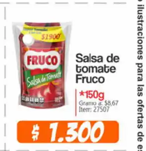 Salsa de tomate Fruco 150g