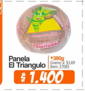 Autoservicio El Jardín Panela El Triangulo 380g oferta