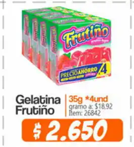Gelatina Frutiño 35g