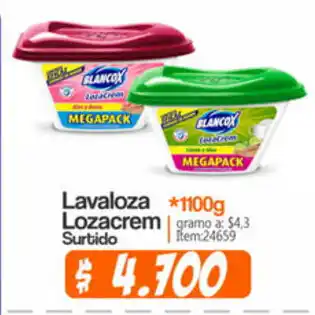 Lavaloza Lozacrem Surtido 1100g