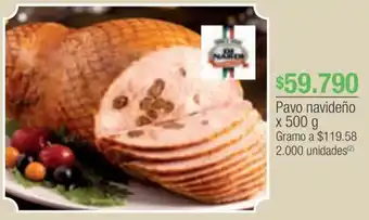 Jumbo Pavo navideño x 500g oferta