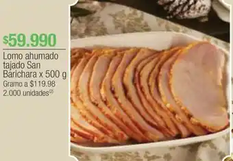 Jumbo Lomo ahumado tajado San Bárichara x 500g oferta