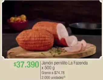 Jumbo Jamón pernilito La Fazenda x 500g oferta