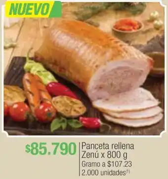 Jumbo Panceta rellena Zenú x 800g oferta