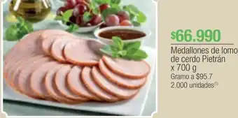 Jumbo Medallones de lomo de cerdo Pietrán x 700g oferta