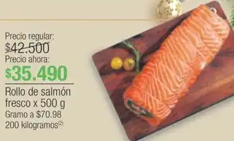 Jumbo Rollo de salmón fresco x 500g oferta