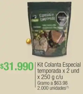 Jumbo Kit Colanta Especial temporada x 2 und x 250g oferta