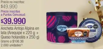Jumbo Ancheta Antojo Alpina en lata oferta