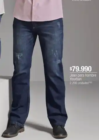 Jumbo Jean para hombre Yourban oferta