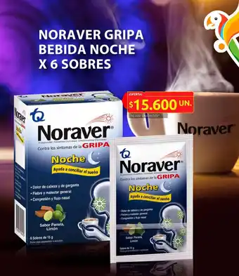 Ara NORAVER GRIPA BEBIDA NOCHE X 6 SOBRES oferta