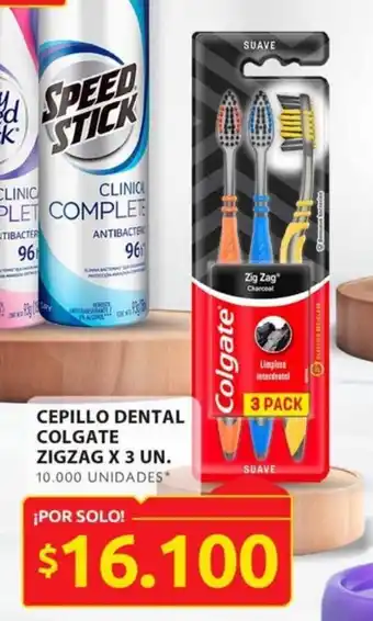 Ara CEPILLO DENTAL COLGATE ZIGZAG X 3 UN. oferta