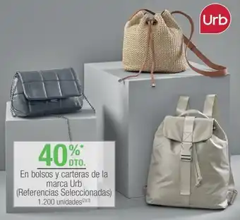 Jumbo En bolsos y carteras de la marca Urb (Referencias Seleccionadas) oferta