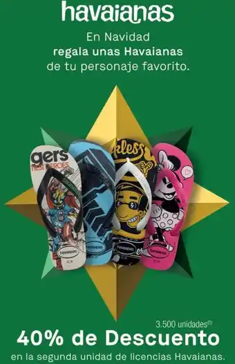 Jumbo En Navidad regala unas Havaianas oferta