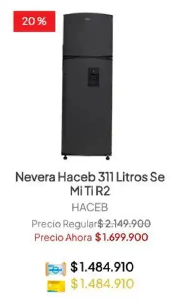 Easy HACEB Nevera 311 Litros oferta