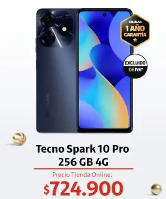 Claro Tecno Spark 10 Pro 256GB 4G oferta