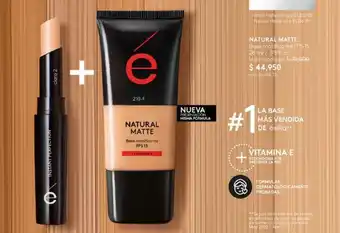 Ésika NATURAL MATTE Base matificante FPS 15 28 ml/.95 fl.oz. oferta