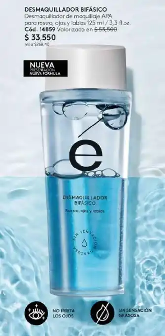 DESMAQUILLADOR BIFÁSICO 125 ml / 3.3 fl. oz.