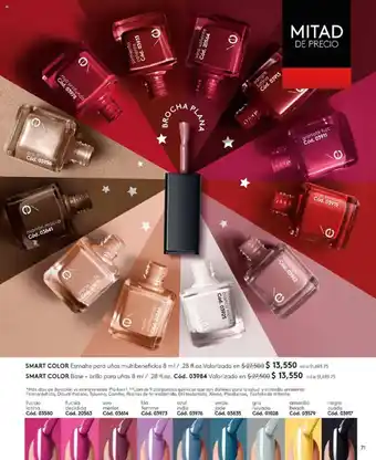 Ésika SMART COLOR Esmalte para uñas multibeneficios 8 ml/.28 fl.oz. oferta