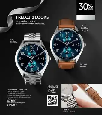 Ésika NUEVO RELOJ BOLD SUIT oferta