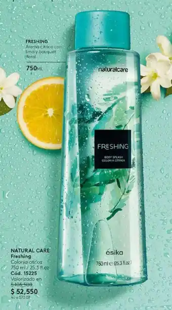 Ésika NATURAL CARE Freshing Colonia citrica 750 ml oferta