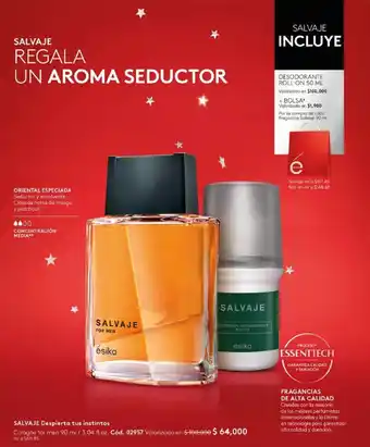 Ésika SALVAJE Despierta tus instintos 90 ml oferta