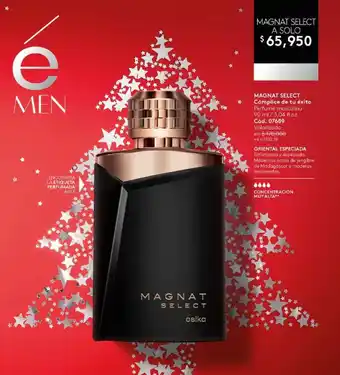 Ésika MAGNAT SELECT Cómplice de tu éxito Perfume masculino 90 ml oferta