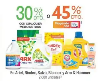 Jumbo En Ariel, Rindex, Salvo, Blancox y Arm & Hammer oferta