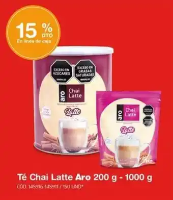 Makro Té Chai Latte Aro 200 g - 1000 g oferta