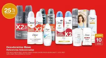 Makro Desodorantes Dove Referencias Seleccionadas oferta