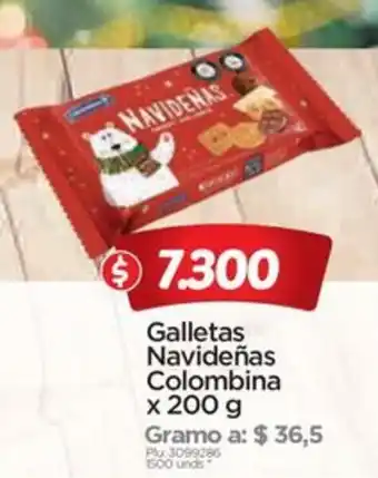 Surtimax Galletas Navideñas Colombina x 200 g oferta