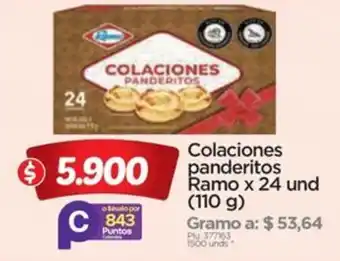 Surtimax Colaciones panderitos Ramo x 24 und x 110 g oferta