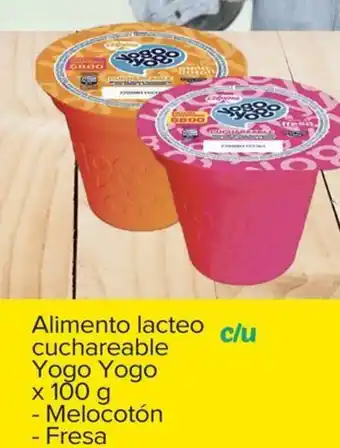 Surtimax Alimento lacteo c/u cuchareable Yogo Yogo x 100 g - Melocotón - Fresa oferta