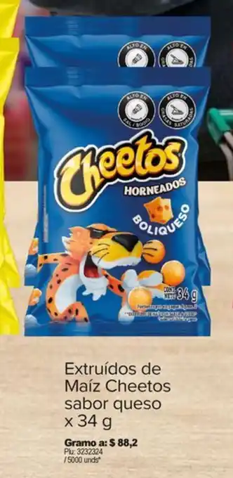 Surtimax Extruídos de Maíz Cheetos sabor queso x 34 g x 2 und. oferta