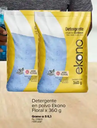 Surtimax Detergente en polvo Ekono Floral x 360 g x 2 und. oferta