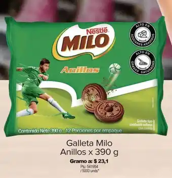 Surtimax Galleta Milo Anillos x 390 g oferta