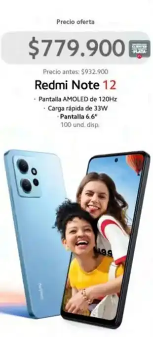 Olímpica Redmi Note 12 oferta