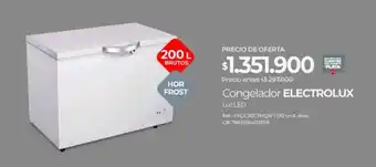 Olímpica Congelador ELECTROLUX Luz LED 200L oferta