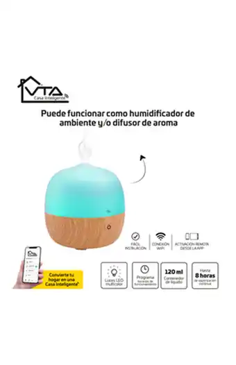 Claro Humidificador inteligente usb con luces led vta oferta