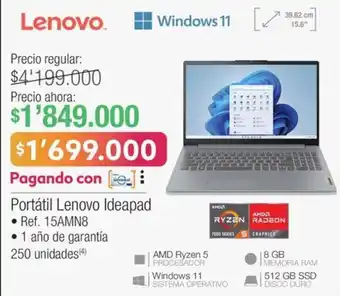 Jumbo Lenovo Portátil Lenovo Ideapad oferta