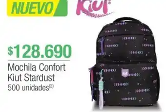 Jumbo Mochila Confort Kiut Stardust 500 unidades oferta