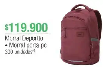 Jumbo Morral Deportto 300 unidades oferta