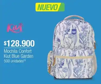 Jumbo Mochila Confort Kiut Blue Garden 500 unidades oferta
