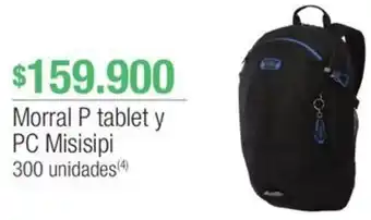 Jumbo Morral P tablet y PC Misisipi 300 unidades oferta