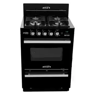 Alkomprar Estufa de Piso ABBA 4 Puestos Gas Natural AG202-6 TC Negro oferta